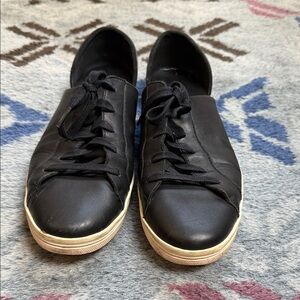 Freda Salvador Black Leather Sneakers